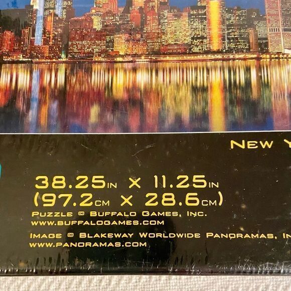 *New & Sealed* New York 9-11 Tribute Panoramic Puzzle~ Buffalo Games 750 pc. - Picture 3 of 9
